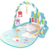 Newborn baby crawling mat with musical toy and fitness stand