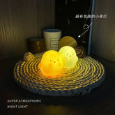 Cute chicken-shaped soft night light for children’s bedroom