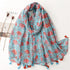 High quality lightweight pashmina stole, styled as a Muslim hijab or fashion wrap