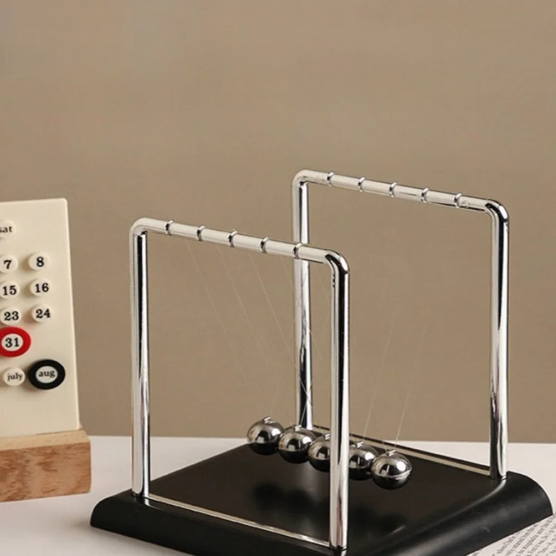 Elegant Newton’s cradle physics toy for desktop decoration