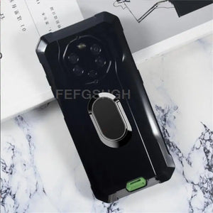 For Blackview BV8800 6.58" BlackviewBV8800 BV 8800 Back Ring Holder Bracket Phone Case Smartphone TPU Soft Silicone Cover