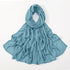 Plain rayon cotton hijab scarf, large size 190x85cm for full coverage and comfort