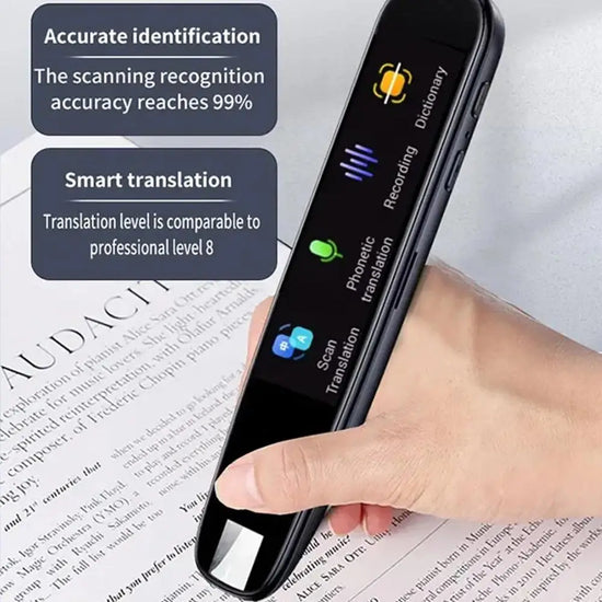 Smart Translation Pen with 123 Languages for Classroom and Study Use