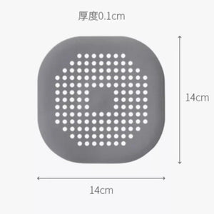 Silicone sink strainer to prevent clogs and blockages in drains