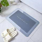 Washable anti-skid bathroom carpet mat
