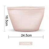 3PCS Silicone Food Storage Bag Reusable Stand Up Zip Bag Leakproof Containers Fresh Bag Food Storage Bag Fresh Wrap Ziplock Bag