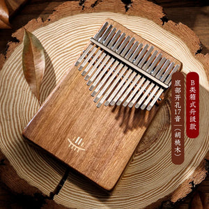 Hluru 17 21 Key Kalimba Thumb Piano Music Instrument High Quality Wood Kalimba 21 Key Finger Piano Beginners Portable Instrument