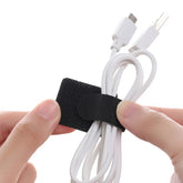 Wire organizer ties for desk and home use