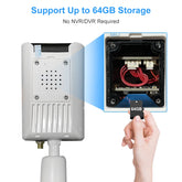 Wireless CCTV Camera Featuring AI Human Detection and Real-Time Audio Communication