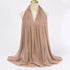 Lightweight voile headscarf in soft pastel tones, ideal for Muslim women&