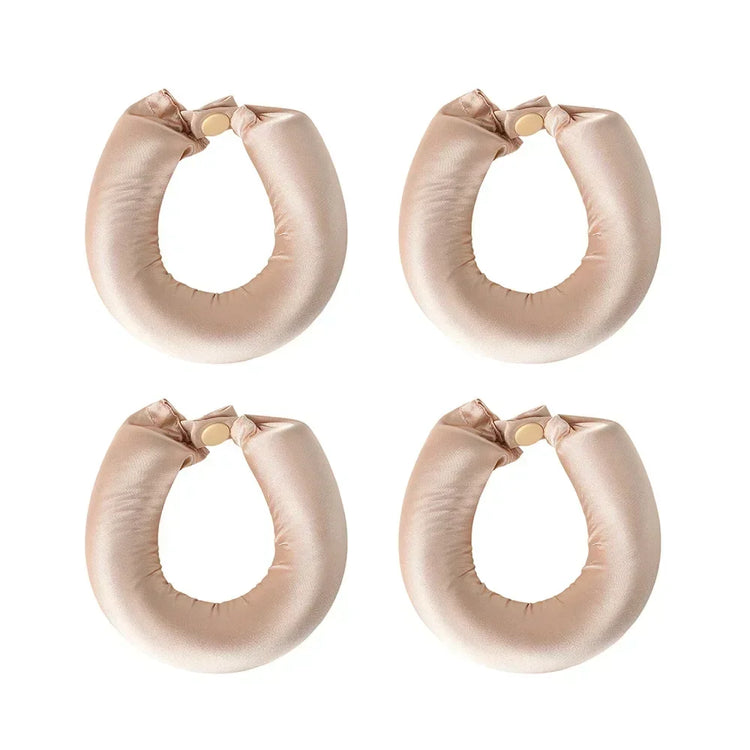 Heatless Hair Curler Satin Curling Rod Headband | No Heat Soft Hair Rollers