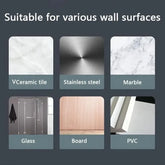 Transparent double-sided adhesive wall hooks for clothes, hats, and towels