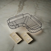 Space-saving triangle storage rack suitable for kitchen and bathroom u
