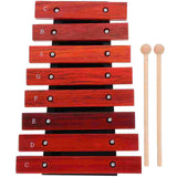 Eight-note Piano Musical Instruments Xylophone for Kids 8 Notes Wooden Children’s Toys Mallets Percussion Toddler