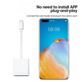 4 in 1 OTG Type-C card reader for USB, SD, and TF cards, compatible with iPad and Android