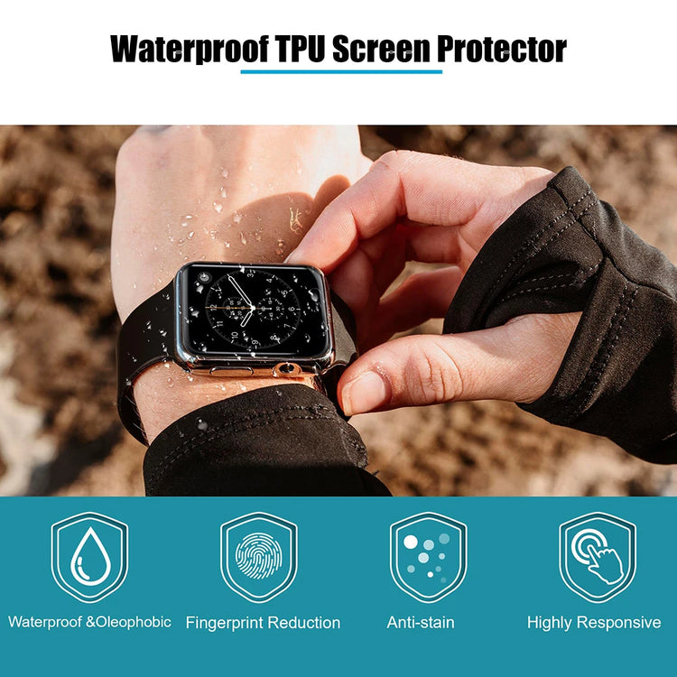 HD screen protector film for Apple Watch Ultra 49mm, anti-scratch and bubble-free