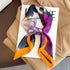 Luxury brand silk plaid square scarf for women, styled as a neck or hair tie