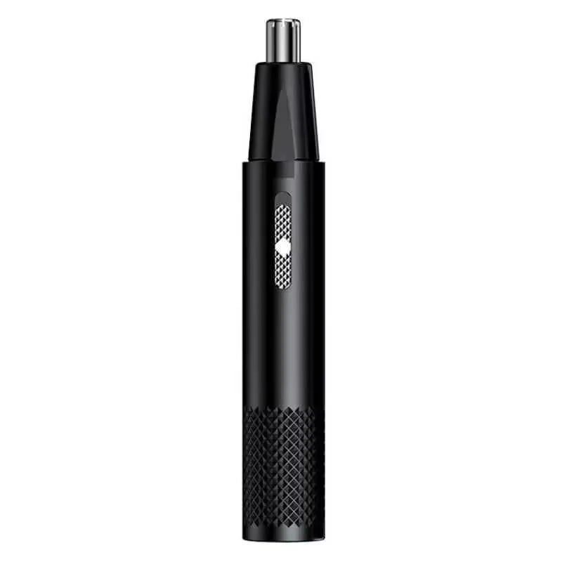 USB rechargeable nose hair trimmer with ergonomic design for comfortable use