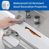 3.2M self-adhesive PVC caulk tape for waterproof sealing in kitchens and bathrooms