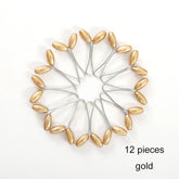 Elegant faux pearl brooch clips for women&