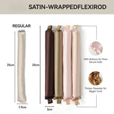Heatless Hair Curler Satin Curling Rod Headband | No Heat Soft Hair Rollers