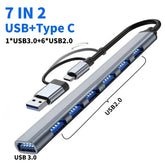 All-in-one USB-C multi-hub splitter for MacBook Pro and USB-C laptops