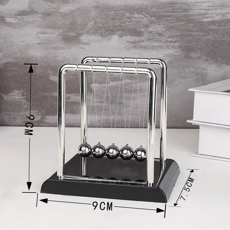 Elegant Newton’s cradle physics toy for desktop decoration