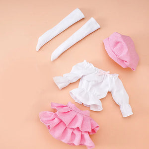 1/6 BJD 30CM Anime Doll Fashion Causal Suit Doll Replacement Clothes Skirt Accessories Kids Girls DIY Toys Gift Reborn Kawaii