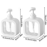 Large-capacity liquid soap dispenser suitable for travel, kitchen, and bathroom storage