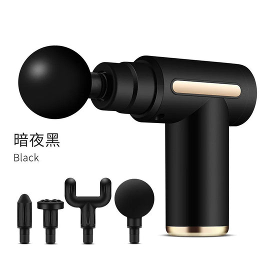 Fascial Massage Gun with 4 Replaceable Heads for Deep Tissue Percussive Therapy