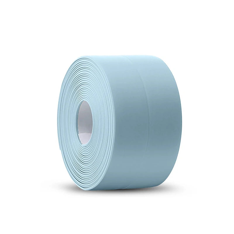 3.2M self-adhesive PVC caulk tape for waterproof sealing in kitchens and bathrooms