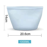 3PCS Silicone Food Storage Bag Reusable Stand Up Zip Bag Leakproof Containers Fresh Bag Food Storage Bag Fresh Wrap Ziplock Bag