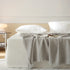 Breathable B&B style four-layer cotton blanket, retro look
