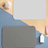 Absorbent bathroom mat for dormitories and home use