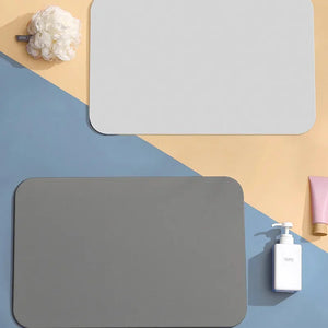 Absorbent bathroom mat for dormitories and home use
