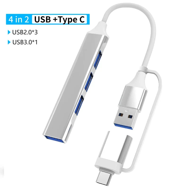All-in-one USB-C multi-hub splitter for MacBook Pro and USB-C laptops